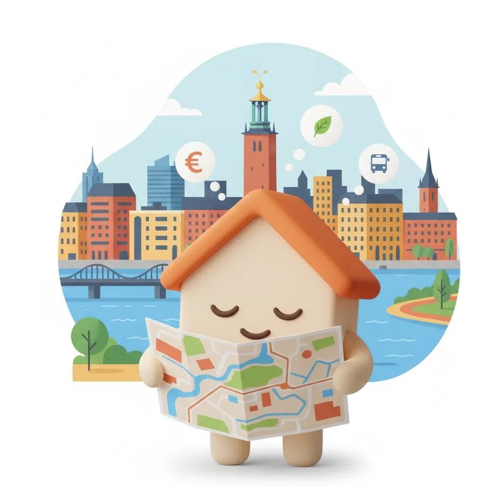 Stockholms bästa hyresområden 2026 – Områdesguide med priser, kommunikationer och tips